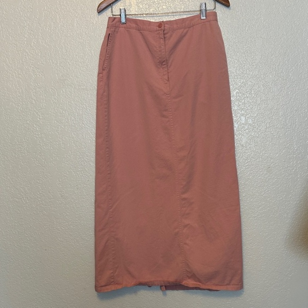 Eddie Bauer Dusty Rose Maxi Skirt 12 Tall